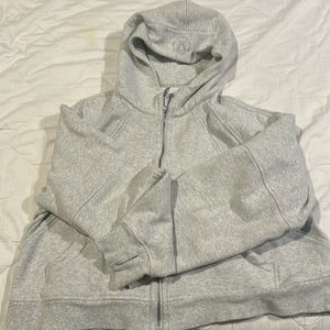 Lululemon oversized, full zip scuba hoodie